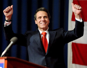 Gubernatorial candidate Andrew Cuomo victory celebration