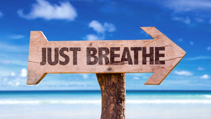 Deep breathing is probably the easiest method of decreasing stress